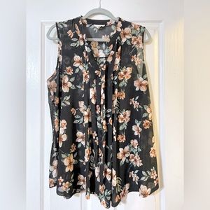 Siren Lily semi-sheer floral top in the dreamiest colors!